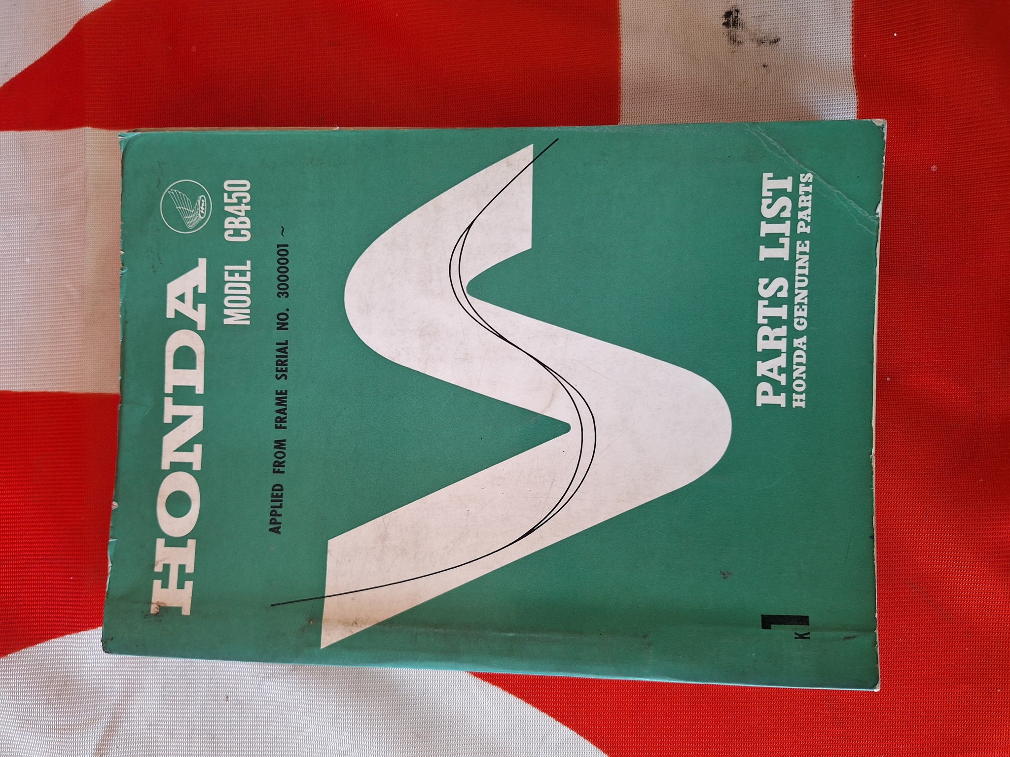 Bild von Ersatzteile-Katalog Honda  CB450